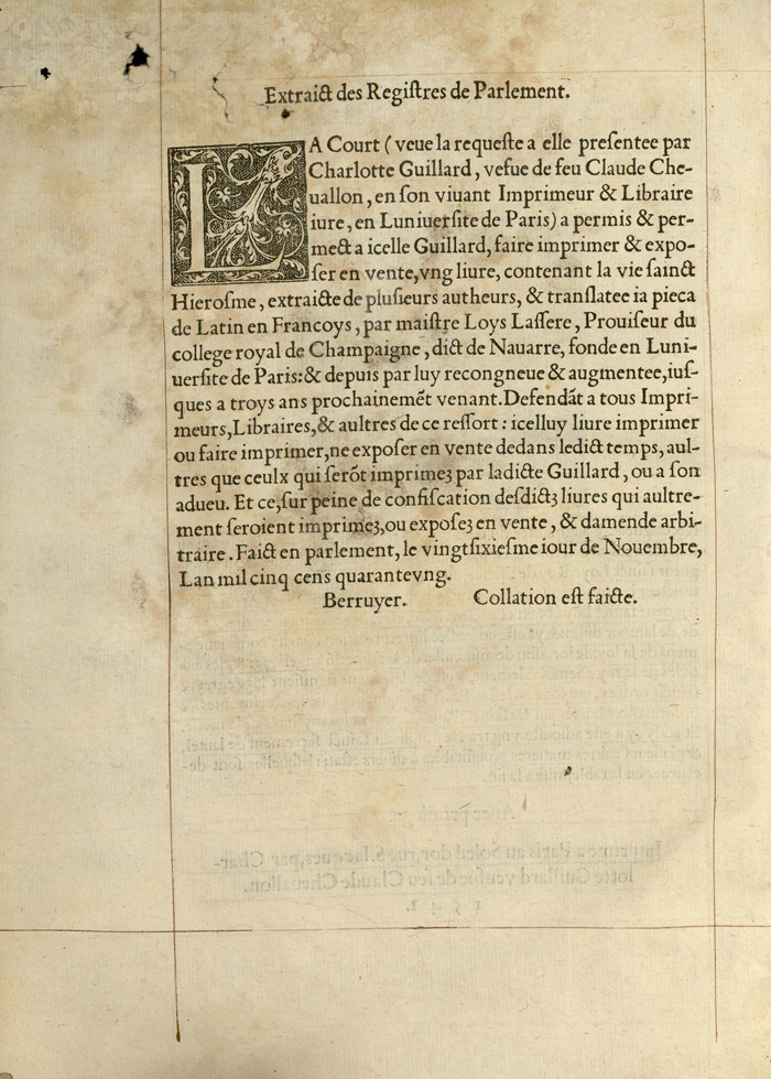 Numérisation de caractères d'imprimerie