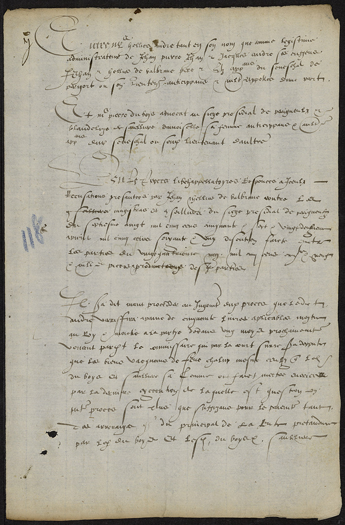 [Arrêt du Parlement de Bordeaux, 14 avril 1564 (1565 n. st.)]