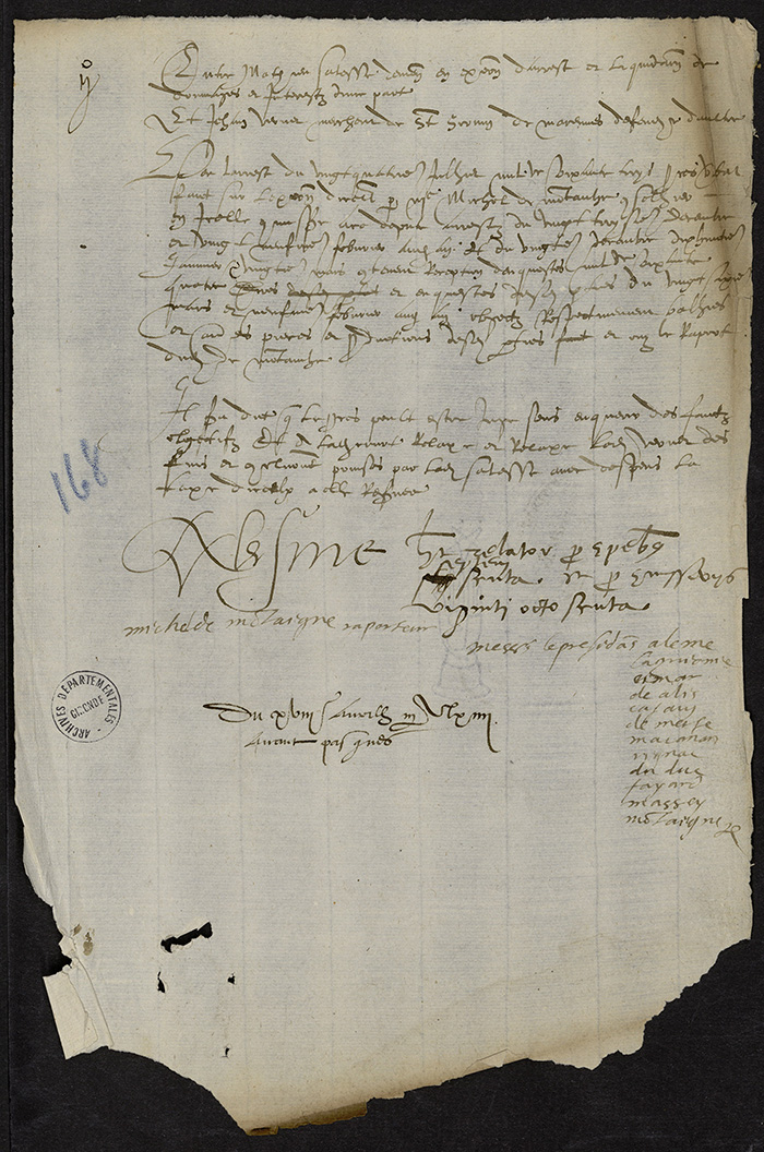 [Arrêt du Parlement de Bordeaux, 18 avril 1564 (1565 n. st.)]