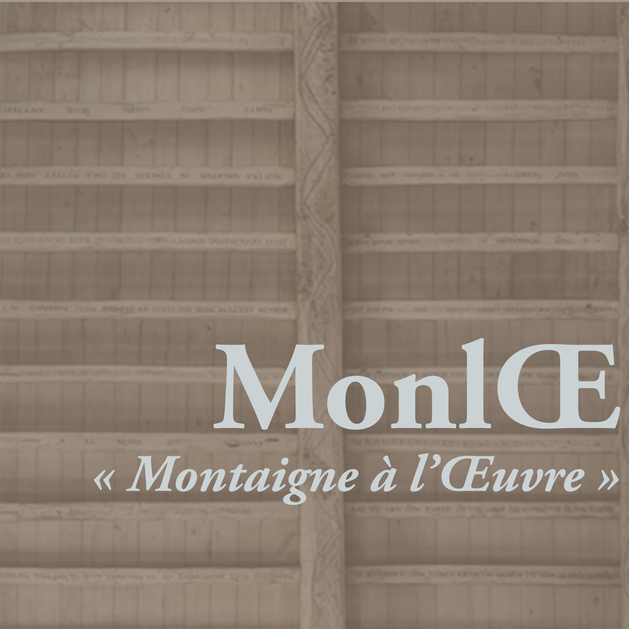 logo MONLOE, Montaigne  l'oeuvre