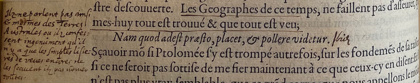 12.a. - p. 376, Livre II. Note de Laval. Les Essais, 1595. Exemplaire Laval.
