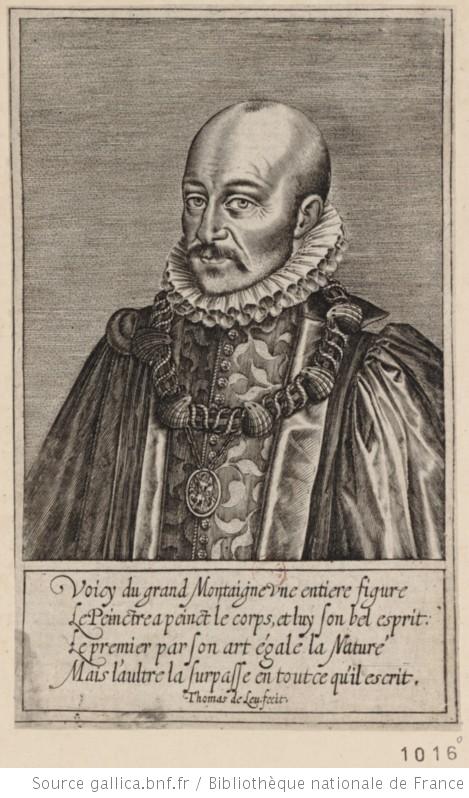 Portrait de Michel de Montaigne - source : Gallica, BnF