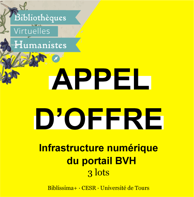 visuel March� public : appel d'offre infrastructure BVH - 3 lots